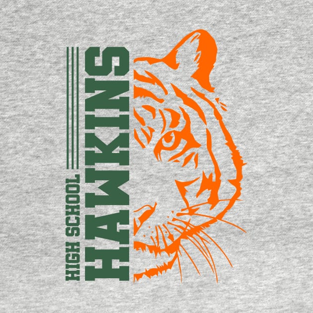 Stranger Things Hawkins High Fan Logo by Vault Emporium